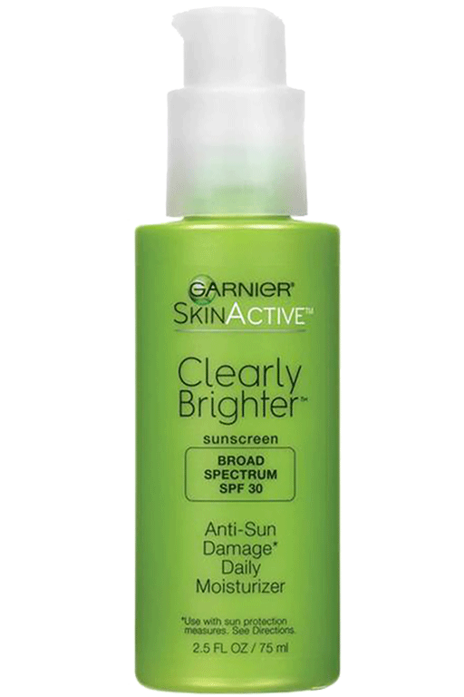 Front view of Clearly Brighter Broad Spectrum SPF 30 Anti-Sun Damage Daily Moisturizer